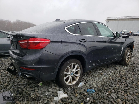 2015 BMW X6 xDrive35i with VIN 5UXKU2C50F0N76663, listed as a Copart auction lot 44454163 with 122,531 mi miles. Bid and sale history available at carsss.com. Image 3.