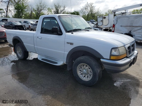 1998 Ford Ranger XL with VIN 1FTYR11U5WTA04293, listed as a Copart auction lot 54737495 with 124,593 mi miles and Clean Title. Bid and sale history available at carsss.com. Image 4.