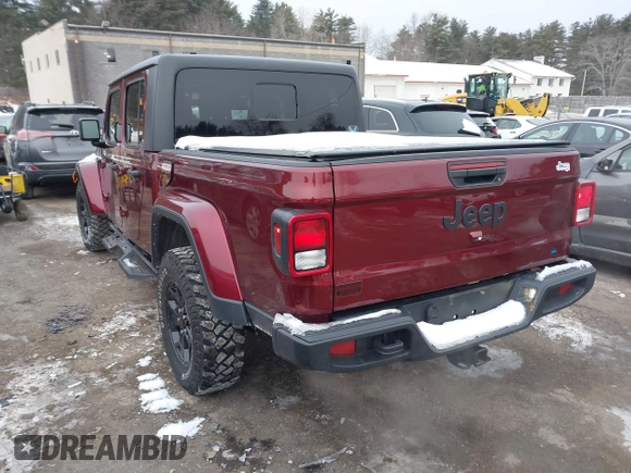 2021 Jeep Gladiator Willys with VIN 1C6HJTAG6ML571081, listed as a IAAI auction lot 41368902 with 45,077 mi miles and . Bid and sale history available at DreamBid. Image 3.