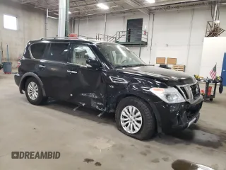 2018 Nissan Armada SV with VIN JN8AY2NC4J9550265, listed as a Copart auction lot 74970624 with 248,847 mi miles and Salvage Title. Bid and sale history available at carsss.com. Image 4.