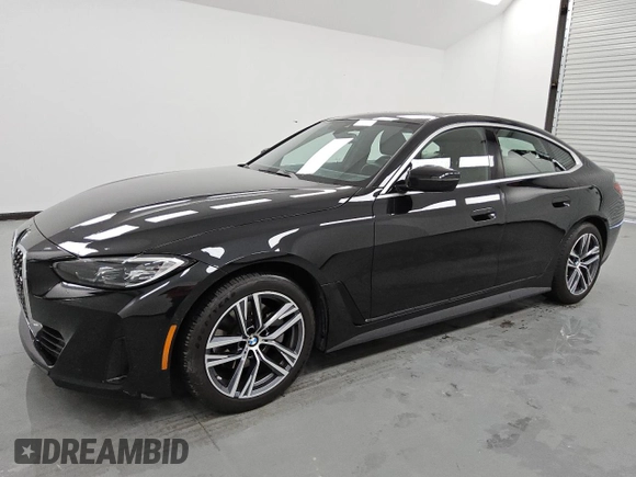 2024 BMW 4 Series 430i with VIN WBA63AV09RFT41453, listed as a Copart auction lot 49742895 with 15,991 mi miles and Clean Title. Bid and sale history available at carsss.com. Image 1.