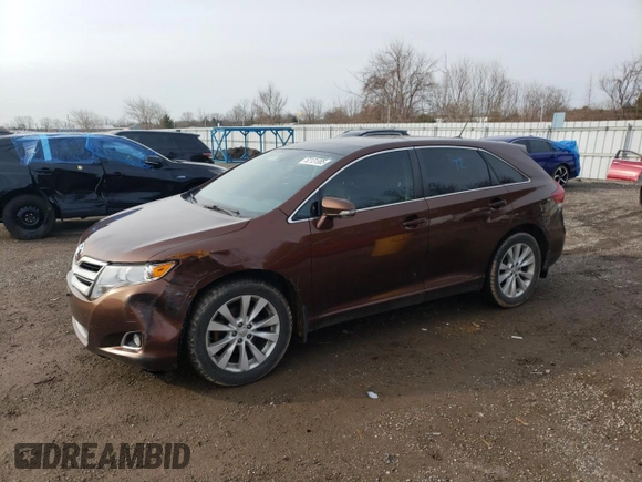 2015 Toyota Venza LE with VIN 4T3BA3BB1FU072111, listed as a Copart auction lot 52131385 with 307,895 mi miles and Clean Title. Bid and sale history available at carsss.com. Image 1.