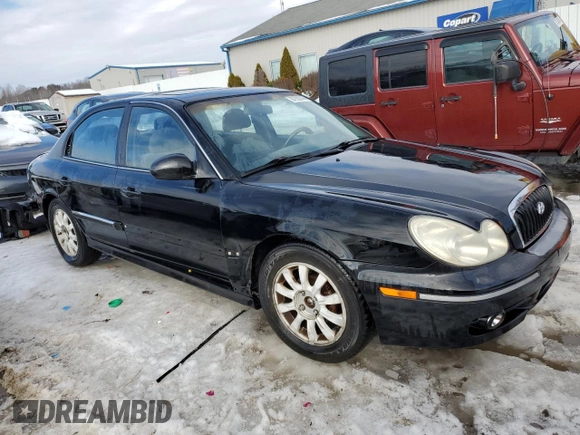 2003 Hyundai Sonata GLS with VIN KMHWF35H23A769490, listed as a Copart auction lot 87935395 with 230,086 mi miles and Non Repairable. Bid and sale history available at carsss.com. Image 4.