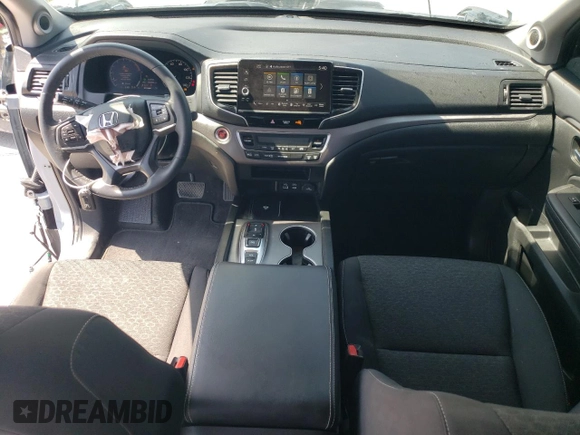 2024 Honda Ridgeline Sport with VIN 5FPYK3F18RB021179, listed as a Copart auction lot 55466935 with 8,400 mi miles and Salvage title. Bid and sale history available at DreamBid. Image 8.