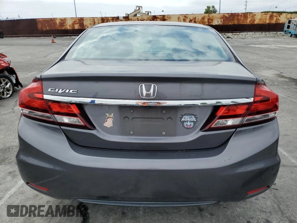 2015 Honda Civic EX with VIN 2HGFB2F85FH565301, listed as a Copart auction lot 54958005 with 114,635 mi miles and Salvage Title. Bid and sale history available at DreamBid. Image 6.