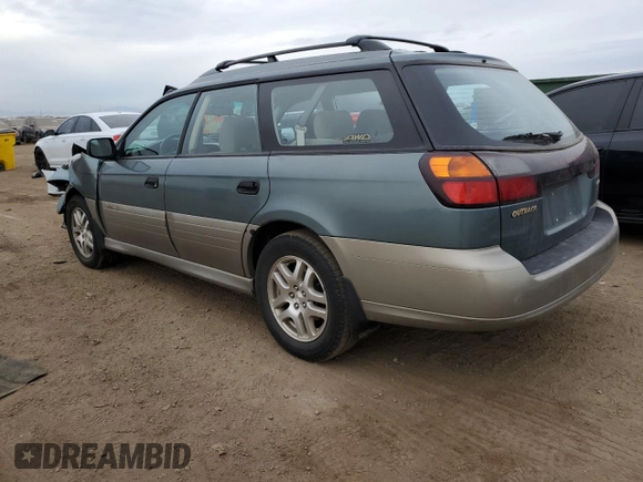 2001 Subaru Legacy Outback with VIN 4S3BH675317610103, listed as a Copart auction lot 82329804 with 199,445 mi miles and Salvage title. Bid and sale history available at DreamBid. Image 2.
