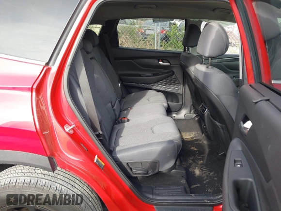 2022 Hyundai Santa Fe SEL with VIN 5NMS64AJ6NH393466, listed as a IAAI auction lot 41943864 with 12,676 mi miles and . Bid and sale history available at DreamBid. Image 8.