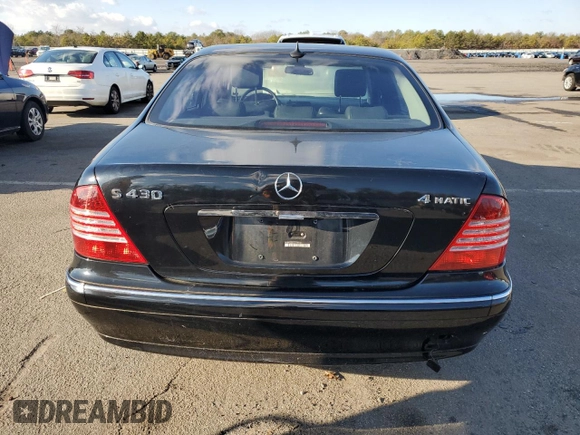 2005 Mercedes-Benz S-Class 4.3L with VIN WDBNG83J65A460364, listed as a Copart auction lot 84708264 with 209,231 mi miles and Clean Title. Bid and sale history available at carsss.com. Image 6.