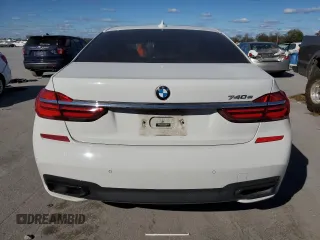 2018 BMW 7 Series 740e xDrive iPerformance with VIN WBA7J2C50JG938424, listed as a Copart auction lot 76085784 with 90,316 mi miles and Salvage Title. Bid and sale history available at carsss.com. Image 6.