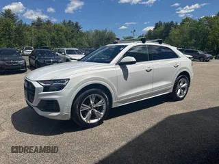 2019 Audi Q8 Premium Plus z VIN WA1BVAF15KD028897, wystawiony jako IAAI lot #42362513 z przebiegiem 108 105 mil mil oraz . Historia ofert i sprzedaży dostępna na DreamBid. Obrazek 2.
