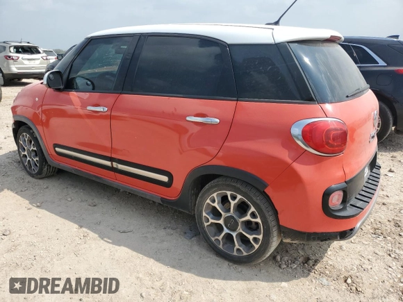 2014 FIAT 500L Trekking z VIN ZFBCFADH8EZ011075, wystawiony jako Copart lot #51542315 z przebiegiem 118 661 mil mil oraz Szkoda całkowita • Salvage title. Historia ofert i sprzedaży dostępna na DreamBid. Obrazek 2.