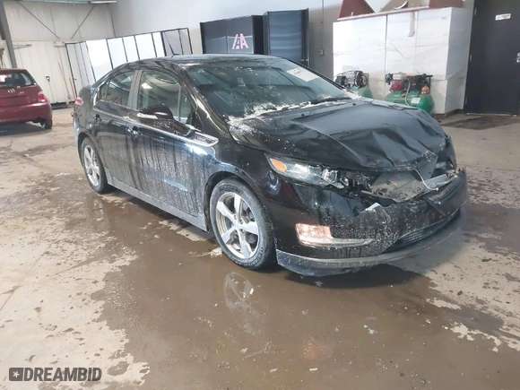 2012 Chevrolet Volt with VIN 1G1RB6E46CU104448, listed as a IAAI auction lot 41609727 with 95,015 mi miles. Bid and sale history available at carsss.com. Image 1.