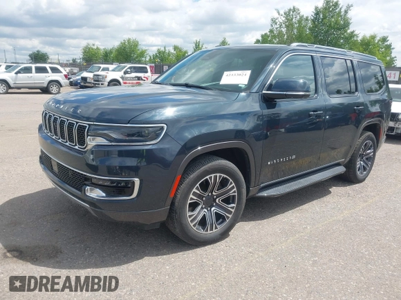 2022 Jeep Wagoneer Series III with VIN 1C4SJVDTXNS227036, listed as a IAAI auction lot 42333024 with 81,188 mi miles and . Bid and sale history available at DreamBid. Image 17.