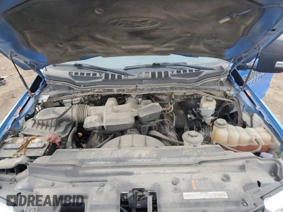 2017 Ford F-250 XLT with VIN 1FT7X2A62HED83723, listed as a Copart auction lot 85007054 with 146,715 mi miles and Salvage title. Bid and sale history available at DreamBid. Image 12.