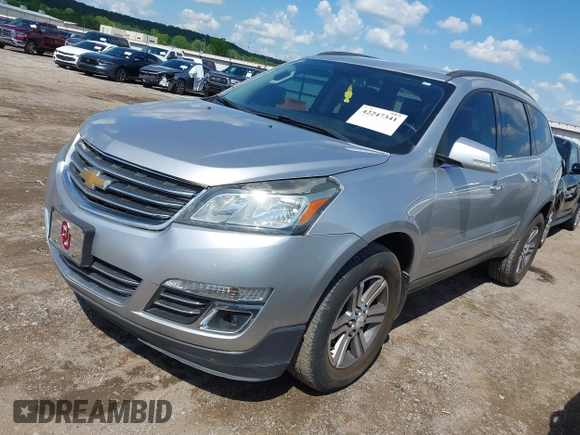 2015 Chevrolet Traverse LT with VIN 1GNKRHKD1FJ359123, listed as a IAAI auction lot 42247341 with 180,189 mi miles and . Bid and sale history available at DreamBid. Image 18.