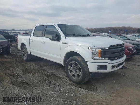 2018 Ford F-150 XL with VIN 1FTEW1E57JKE06779, listed as a Copart auction lot 84183014 with 198,203 mi miles and Salvage Title. Bid and sale history available at carsss.com. Image 4.
