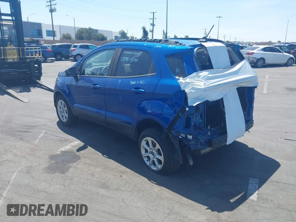 2022 Ford EcoSport SE with VIN MAJ6S3GL8NC470049, listed as a IAAI auction lot 41336772 with 26,880 mi miles. Bid and sale history available at carsss.com. Image 3.