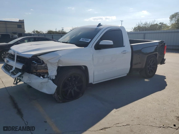 2018 Chevrolet Silverado 1500 Work Truck with VIN 1GCNCNEC6JZ280369, listed as a Copart auction lot 74835664 with 0 mi miles and Salvage Title. Bid and sale history available at carsss.com. Image 1.