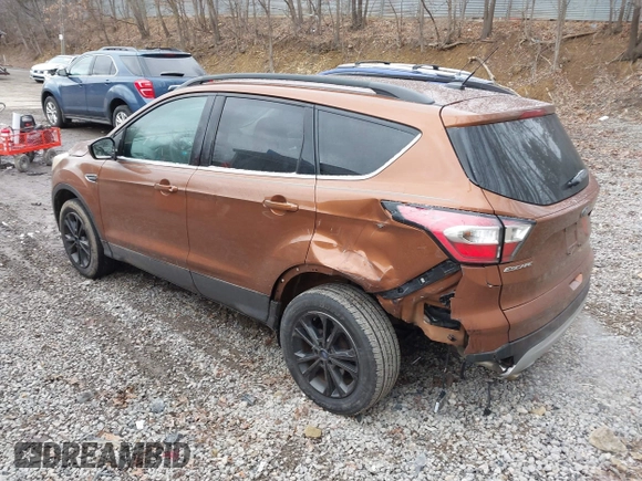 2017 Ford Escape SE with VIN 1FMCU9G96HUC12475, listed as a IAAI auction lot 41741342 with 102,823 mi miles. Bid and sale history available at carsss.com. Image 3.