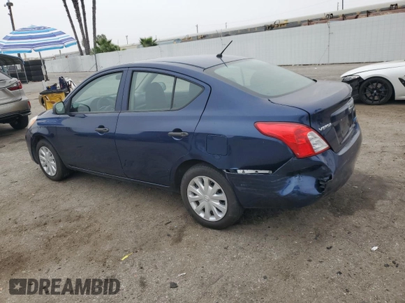 2012 Nissan Versa S with VIN 3N1CN7AP2CL825387, listed as a Copart auction lot 75414204 with 188,789 mi miles and Salvage Title. Bid and sale history available at carsss.com. Image 2.