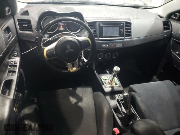 2014 Mitsubishi Lancer Evolution GSR with VIN JA32W8FV5EU017979, listed as a Copart auction lot 47222615 with 109,632 mi miles and Salvage Title. Bid and sale history available at carsss.com. Image 8.