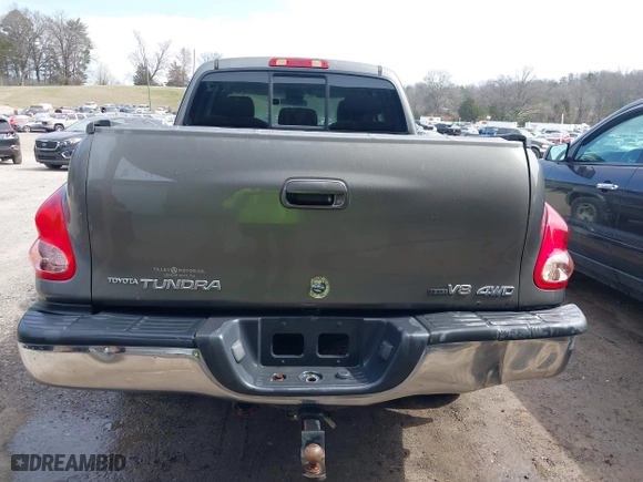 2005 Toyota Tundra SR5 with VIN 5TBBT44155S468278, listed as a IAAI auction lot 41808354 with 318,961 mi miles. Bid and sale history available at carsss.com. Image 16.