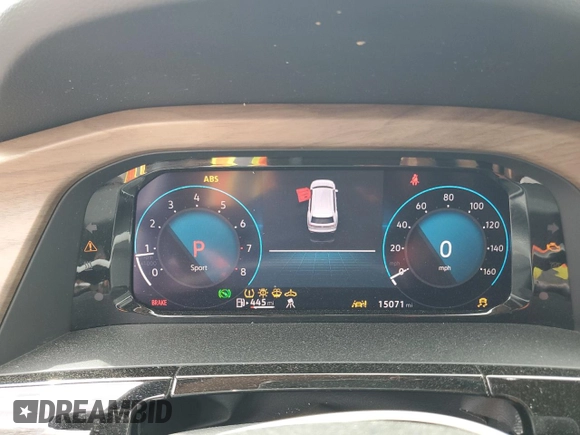 2024 Volkswagen Atlas SE with VIN 1V2DR2CA7RC579036, listed as a Copart auction lot 50594205 with 15,071 mi miles and Salvage title. Bid and sale history available at DreamBid. Image 9.