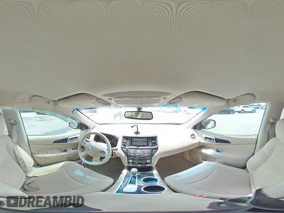 2015 Nissan Pathfinder SV with VIN 5N1AR2MN9FC712585, listed as a Copart auction lot 58863605 with 160,588 mi miles and Salvage title. Bid and sale history available at DreamBid. Image 15.