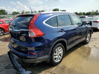 2015 Honda CR-V EX-L with VIN 5J6RM4H70FL064335, listed as a Copart auction lot 62815244 with 104,396 mi miles and Salvage Title. Bid and sale history available at carsss.com. Image 3.