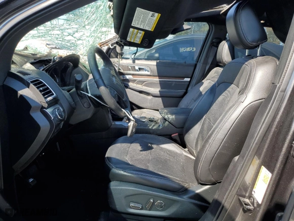 2018 Ford Explorer Limited with VIN 1FM5K7F81JGB27270, listed as a Copart auction lot 74466594 with 43,442 mi miles and Salvage Title. Bid and sale history available at carsss.com. Image 7.