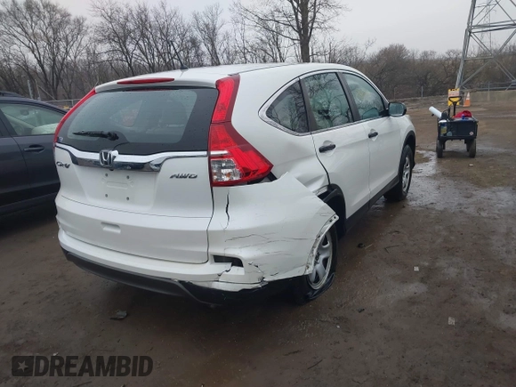 2016 Honda CR-V LX with VIN 5J6RM4H37GL013347, listed as a IAAI auction lot 41525708 with 135,497 mi miles. Bid and sale history available at carsss.com. Image 4.