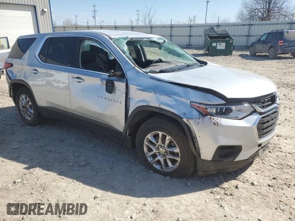 2018 Chevrolet Traverse LS with VIN 1GNEVFKW7JJ118139, listed as a Copart auction lot 51770795 with 122,953 mi miles and Non Repairable. Bid and sale history available at carsss.com. Image 4.