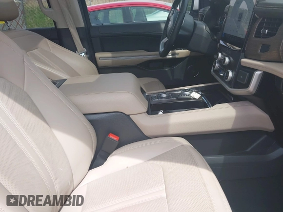 2023 Ford Expedition Max Limited with VIN 1FMJK2A85PEA40906, listed as a IAAI auction lot 42396188 with 24,753 mi miles and . Bid and sale history available at DreamBid. Image 5.