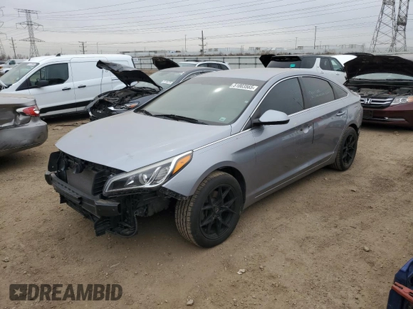2017 Hyundai Sonata 2.4L with VIN 5NPE24AF5HH441034, listed as a Copart auction lot 51003565 with 123,307 mi miles and Salvage Title. Bid and sale history available at carsss.com. Image 1.