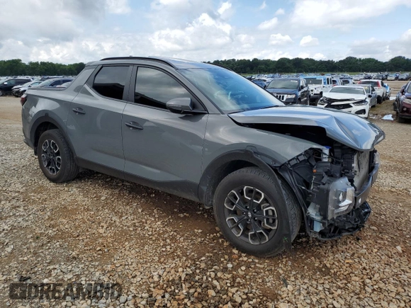 2022 Hyundai Santa Cruz SEL with VIN 5NTJC4AE1NH032965, listed as a Copart auction lot 58199735 with 52,449 mi miles and Salvage title. Bid and sale history available at DreamBid. Image 4.