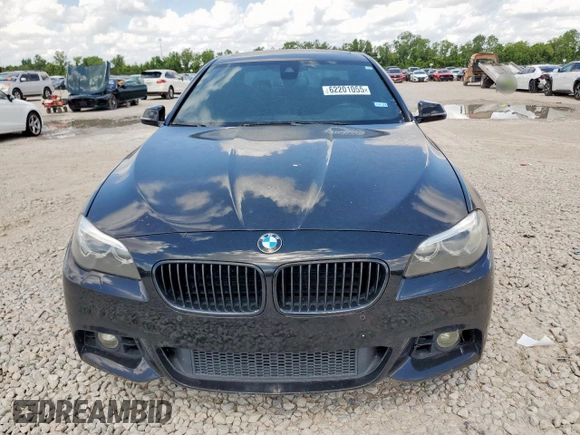 2015 BMW 5 Series 550i with VIN WBAKN9C50FD961539, listed as a Copart auction lot 62201055 with 129,182 mi miles and Clean title. Bid and sale history available at DreamBid. Image 5.
