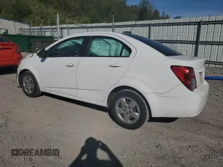 2015 Chevrolet Sonic LS with VIN 1G1JA5SH9F4160891, listed as a Copart auction lot 54387525 with 61,181 mi miles and Salvage title. Bid and sale history available at DreamBid. Image 2.