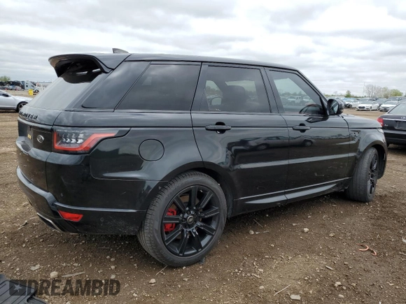2020 Land Rover Range Rover Sport HST with VIN SALWS2RU6LA720061, listed as a Copart auction lot 55636705 with 42,485 mi miles and Salvage title. Bid and sale history available at DreamBid. Image 3.