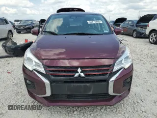2023 Mitsubishi Mirage Black Edition with VIN ML32AWHJ7PH007192, listed as a Copart auction lot 54978395 with 25,065 mi miles and Clean title. Bid and sale history available at DreamBid. Image 5.