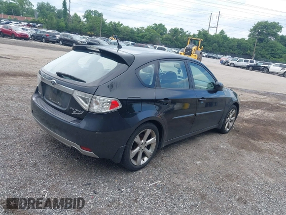 2008 Subaru Impreza Outback Special Sports with VIN JF1GH63698H812216, listed as a IAAI auction lot 42550608 with 149,145 mi miles and . Bid and sale history available at DreamBid. Image 4.