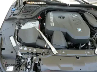 2025 BMW 5 Series 530i with VIN WBA43FJ06SCT32114, listed as a Copart auction lot 58439095 with 3,412 mi miles and Salvage title. Bid and sale history available at DreamBid. Image 13.