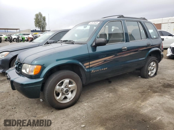 1999 Kia Sportage with VIN KNDJB7232X5612065, listed as a Copart auction lot 47575445 with 77,486 mi miles and Clean Title. Bid and sale history available at carsss.com. Image 1.