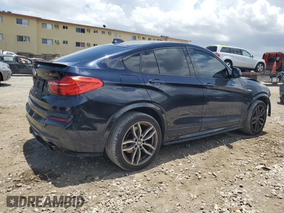 2017 BMW X4 M40i with VIN 5UXXW7C54H0U25292, listed as a Copart auction lot 61724994 with 59,046 mi miles and Non Repairable. Bid and sale history available at carsss.com. Image 3.