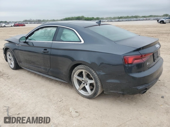 2018 Audi A5 Premium Plus with VIN WAUTNAF5XJA062229, listed as a Copart auction lot 51327825 with Not Provided miles and Salvage Title. Bid and sale history available at DreamBid. Image 2.