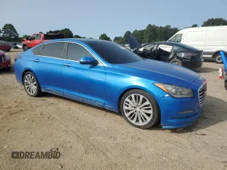 2015 Hyundai Genesis 5.0L with VIN KMHGN4JF1FU059727, listed as a Copart auction lot 70619204 with 129,881 mi miles and Clean Title. Bid and sale history available at carsss.com. Image 4.