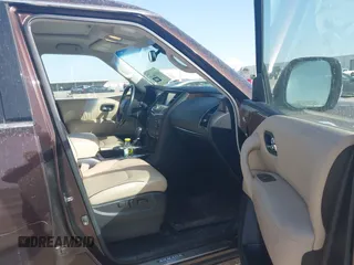 2017 Nissan Armada Platinum with VIN JN8AY2NF1H9302575, listed as a IAAI auction lot 41826613 with 109,914 mi miles. Bid and sale history available at carsss.com. Image 5.