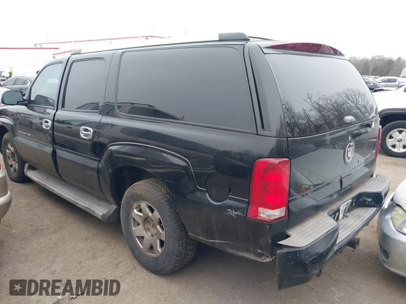 2005 Cadillac Escalade ESV z VIN 3GYFK66N15G177423, wystawiony jako IAAI lot #41806325 z przebiegiem 219 994 mil mil oraz . Historia ofert i sprzedaży dostępna na DreamBid. Obrazek 3.