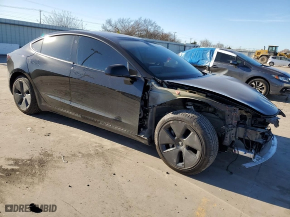 2021 Tesla Model 3 Long Range with VIN 5YJ3E1EB3MF939830, listed as a Copart auction lot 85864254 with 39,231 mi miles and Salvage Title. Bid and sale history available at carsss.com. Image 4.
