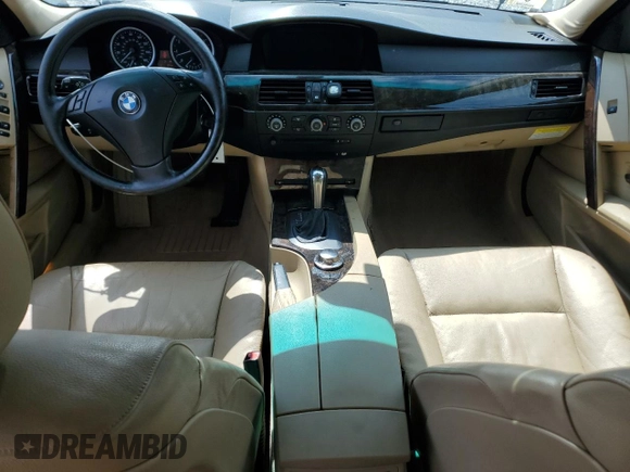 2005 BMW 5 Series 530i с VIN WBANA73585B814800, выставлен на аукционе Copart как лот 64536185 с пробегом 240 255 миль миль и Чистый • Clean title. История ставок и продаж доступна на DreamBid. Изображение 8.