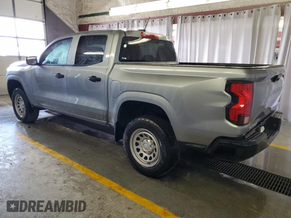 2024 Chevrolet Colorado 2WD Work Truck with VIN 1GCGSBEC6R1125843, listed as a Copart auction lot 80292464 with 12,476 mi miles and Clean title. Bid and sale history available at DreamBid. Image 2.